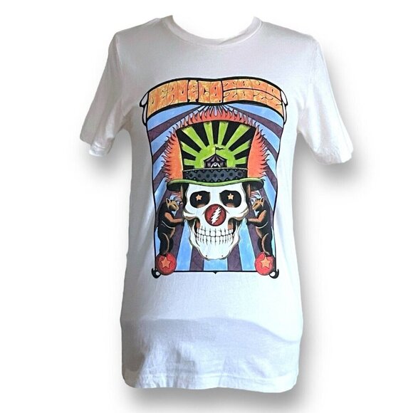 Dead & Company 2022 Summer Tour Womens T-shirt Sz Small Ivory Short Sleeve Tee - Picture 1 of 8